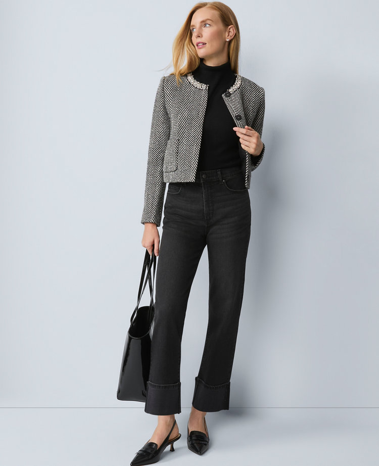 Ann Taylor The Boyfriend Jean In Blue
