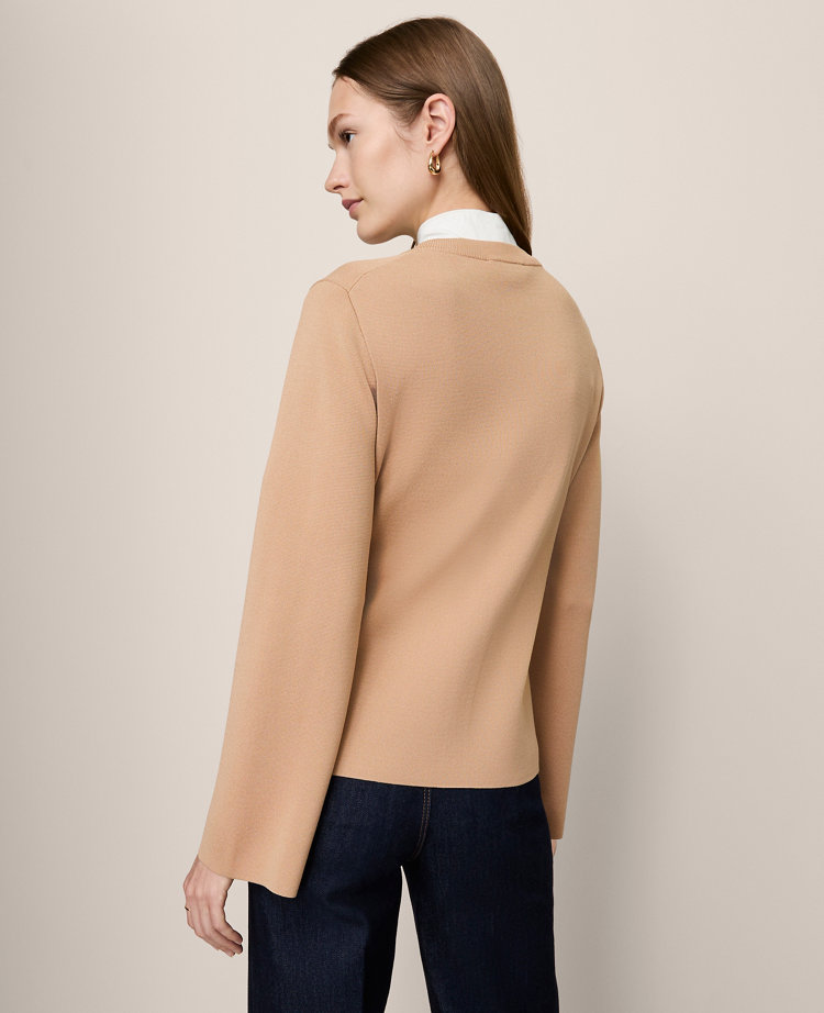 Flare Sleeve Cardigan