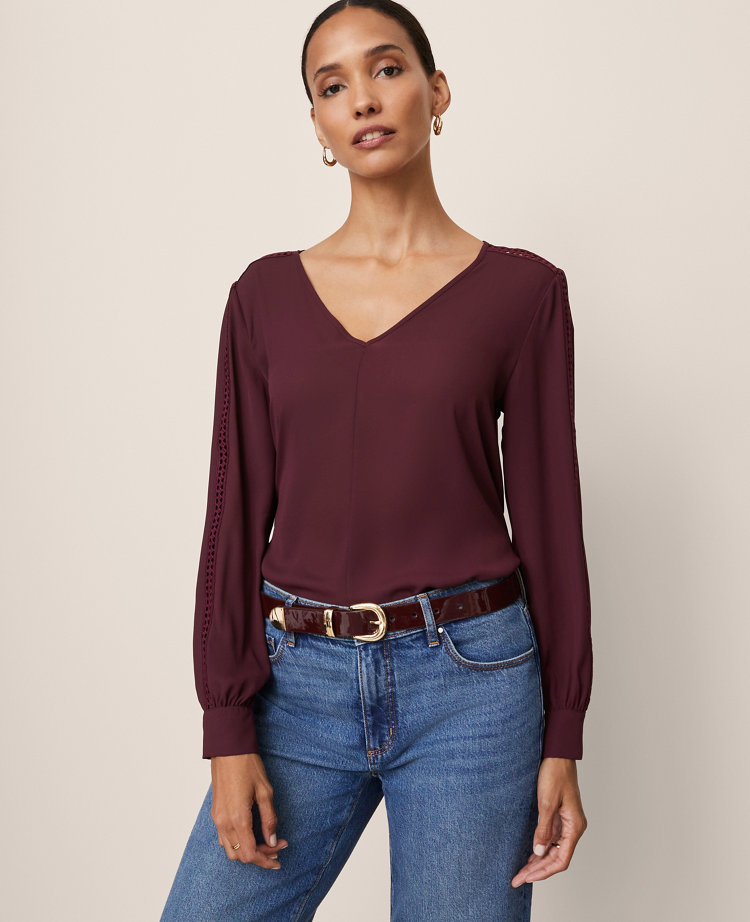Lace Trim Top