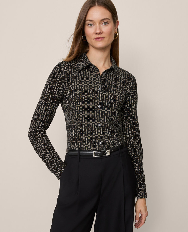 Chain Link Button Down Shirt