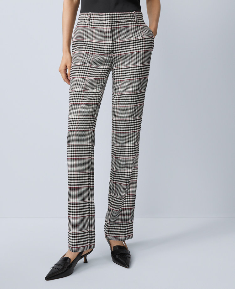 The Petite Sophia Pant in Plaid