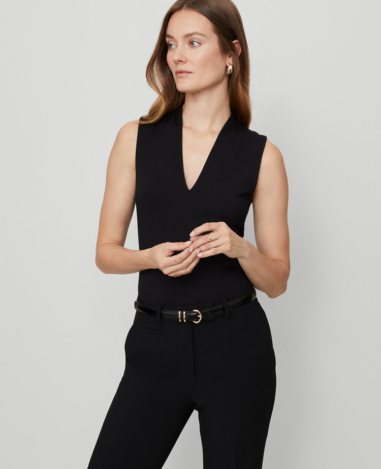 Sleeveless V-Neck Top