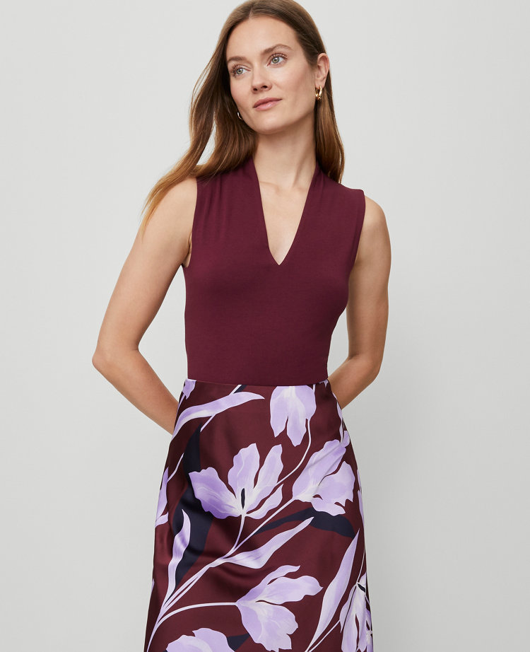 Sleeveless V-Neck Top