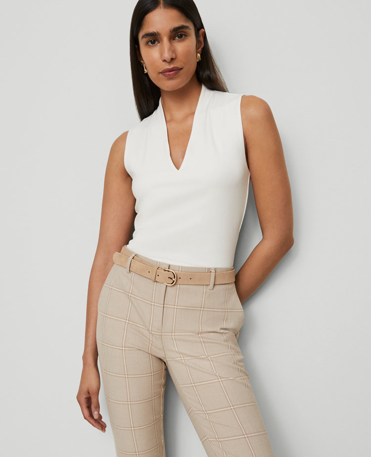 Sleeveless V-Neck Top