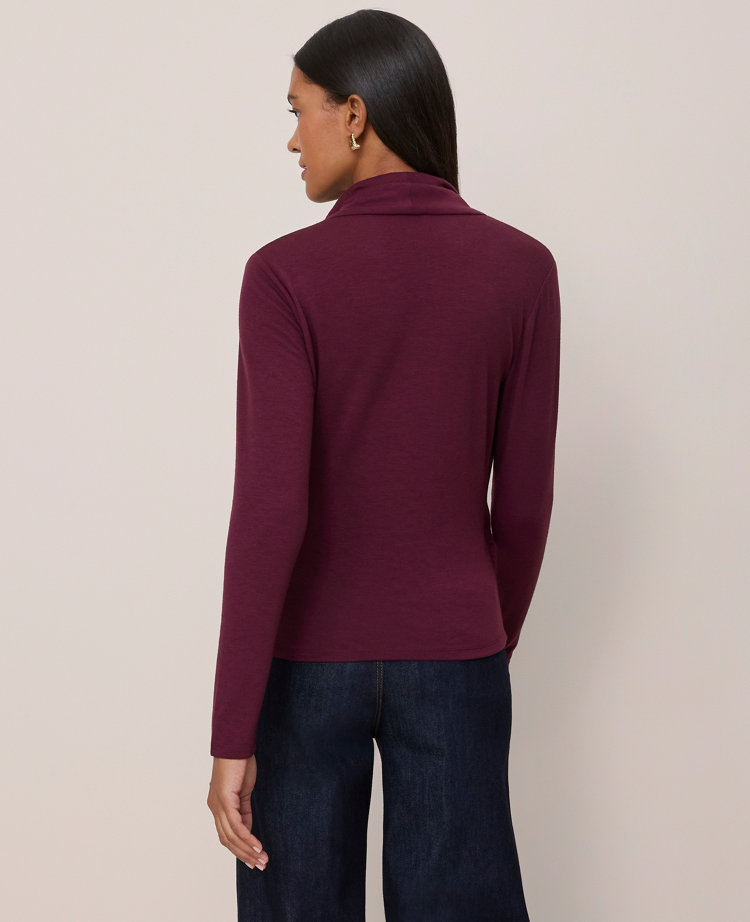 Shawl Collar Wrap Top