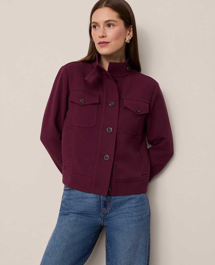Petite Moto Bomber Jacket