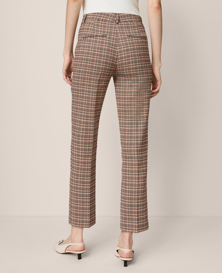 The Petite Eva Ankle Pant in Houndstooth — Curvy Fit