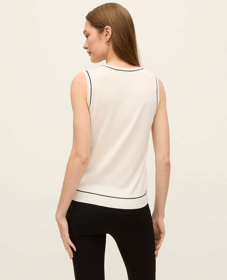 Tipped Sweater Shell