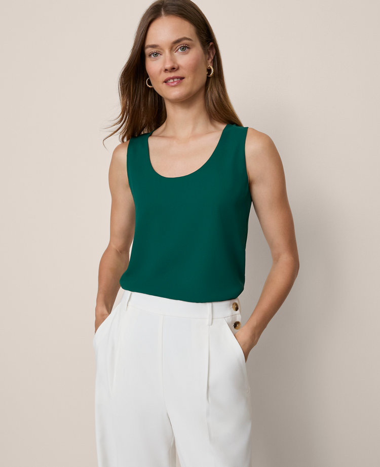 Mixed Media Tank Top