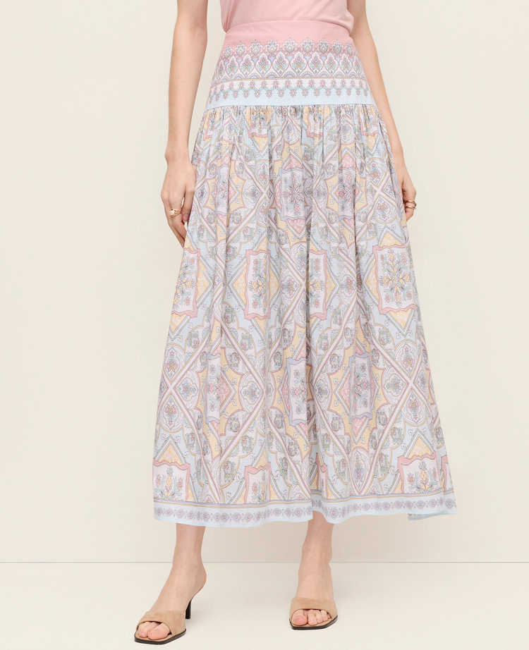 Paisley Maxi Skirt