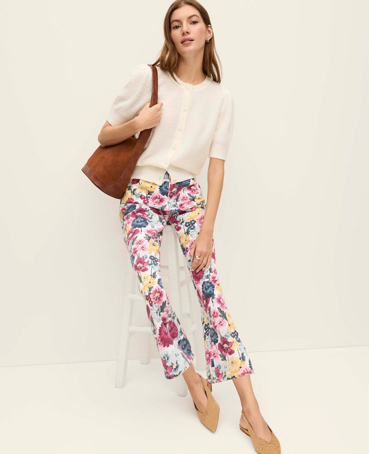 Weekend Pointelle Crew Neck Cardigan