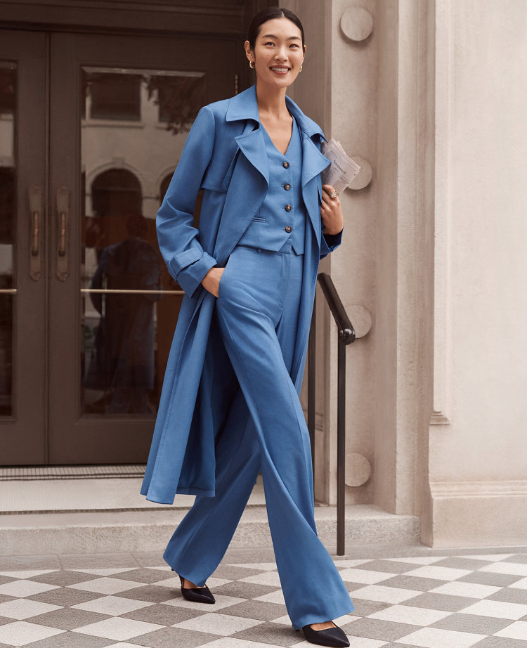 The Flare Trouser in Luxe Twill