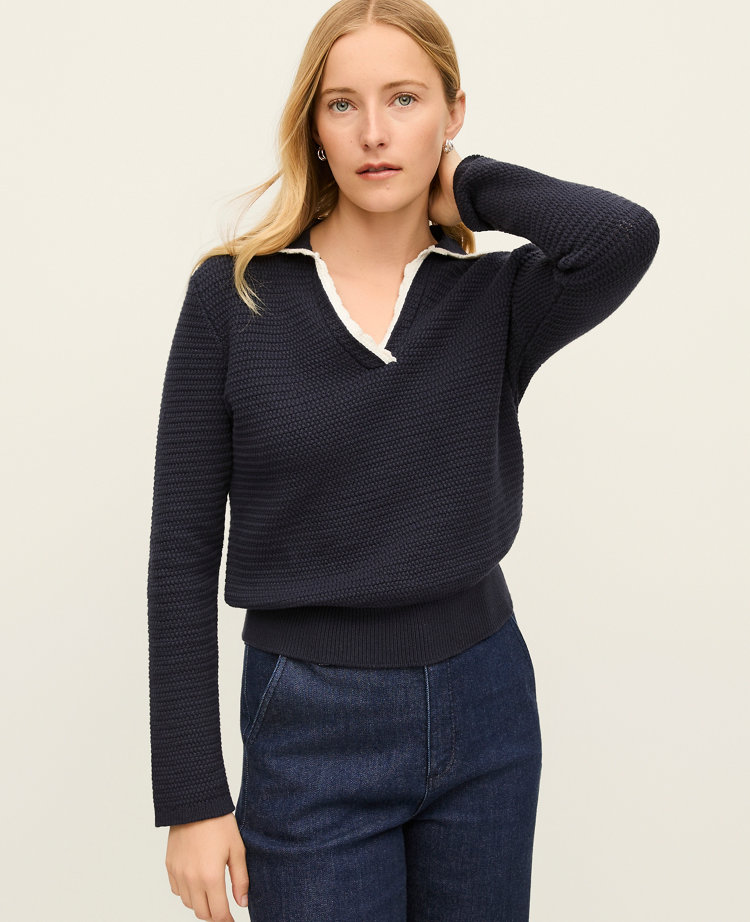 Scallop Collar Sweater