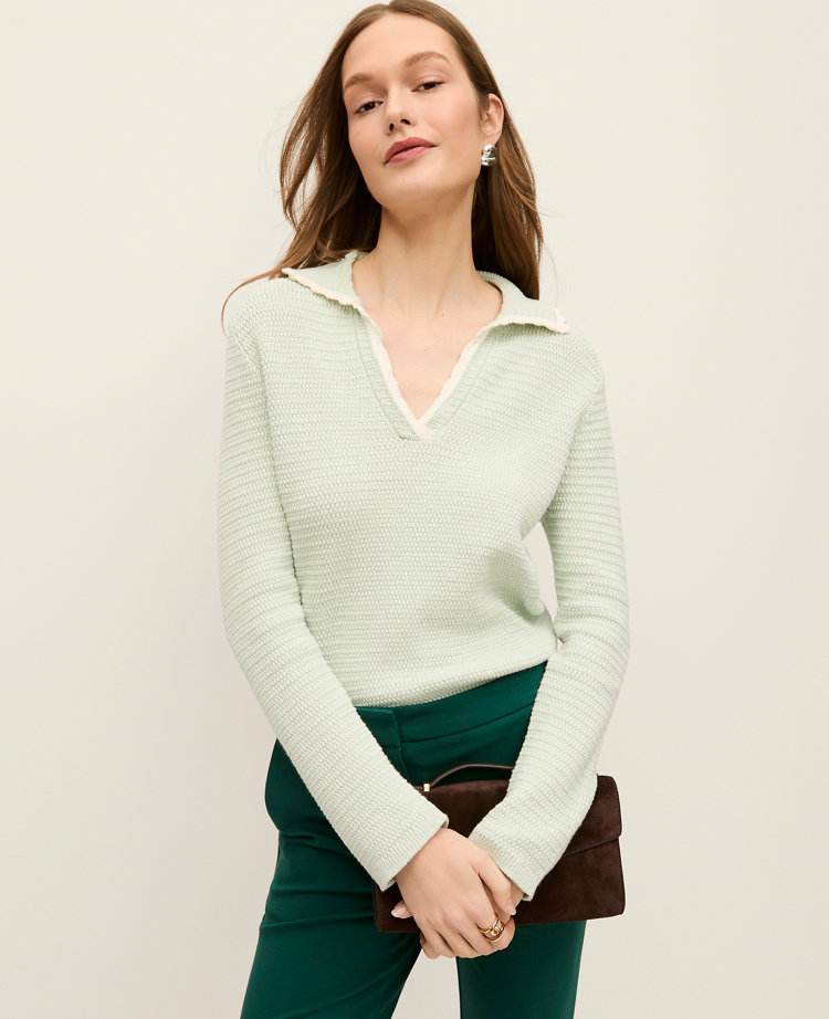 Scallop Collar Sweater