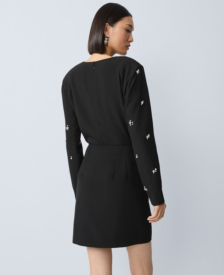 Petite Embellished A-Line Skirt