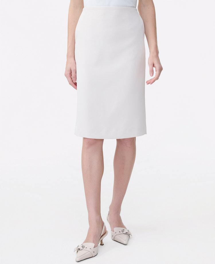 The Pocket Midi Skirt in Fluid Crepe