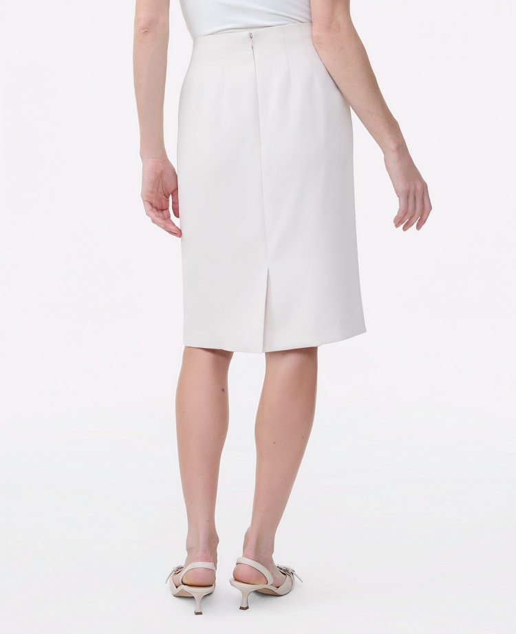 The Pocket Midi Skirt in Fluid Crepe