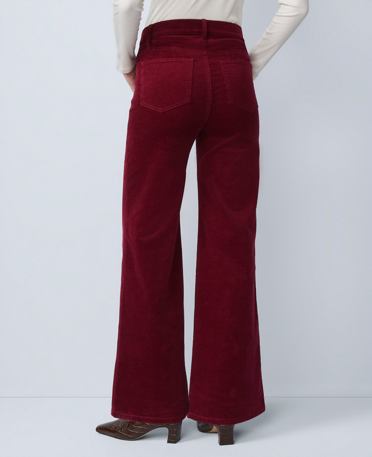 Weekend Collection Wide-Leg Corduroy Pant