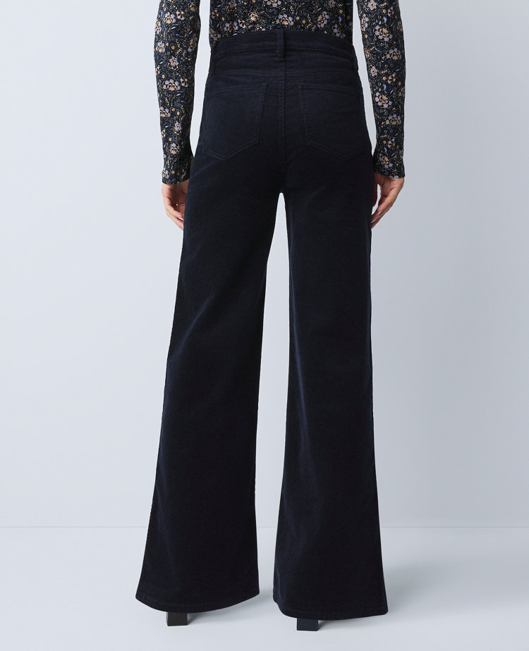 Weekend Collection Wide-Leg Corduroy Pant