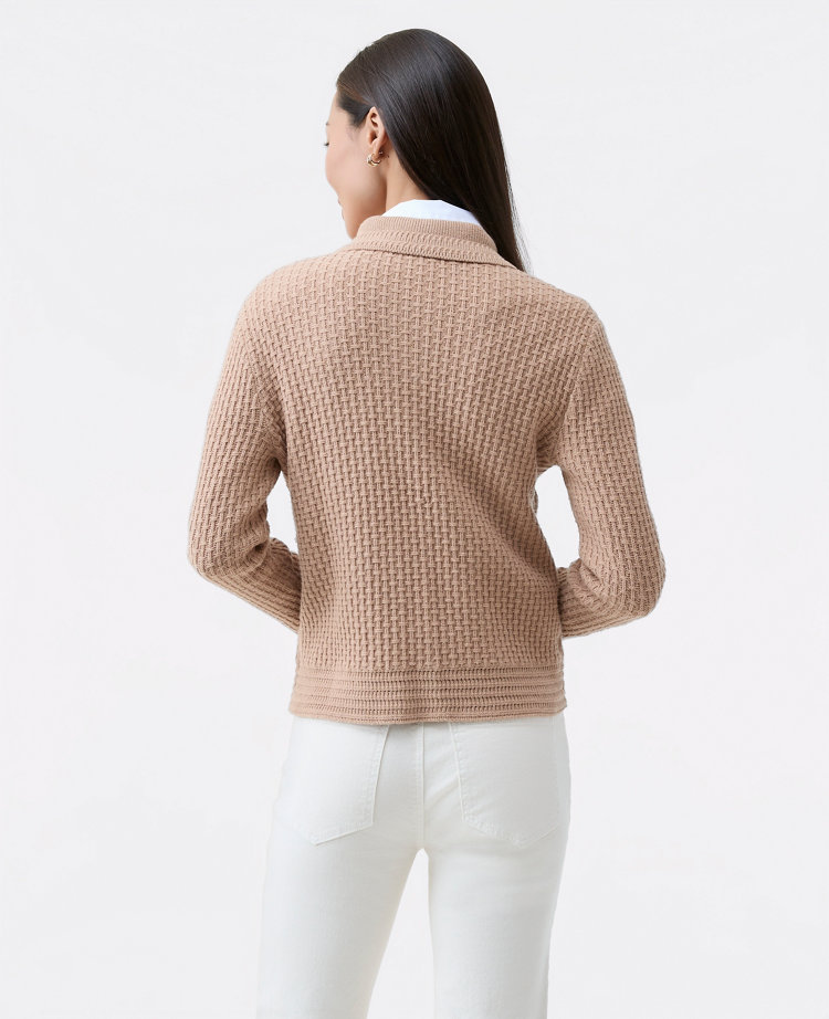 Collared Sweater Jacket