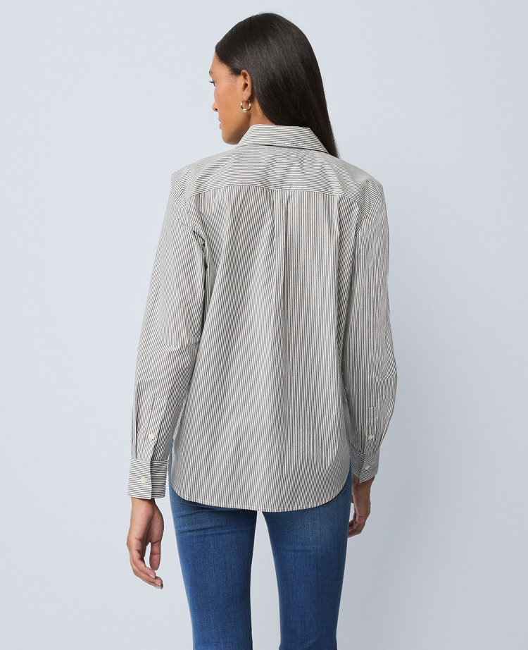 Weekend Collection Striped Relaxed Perfect Shirt