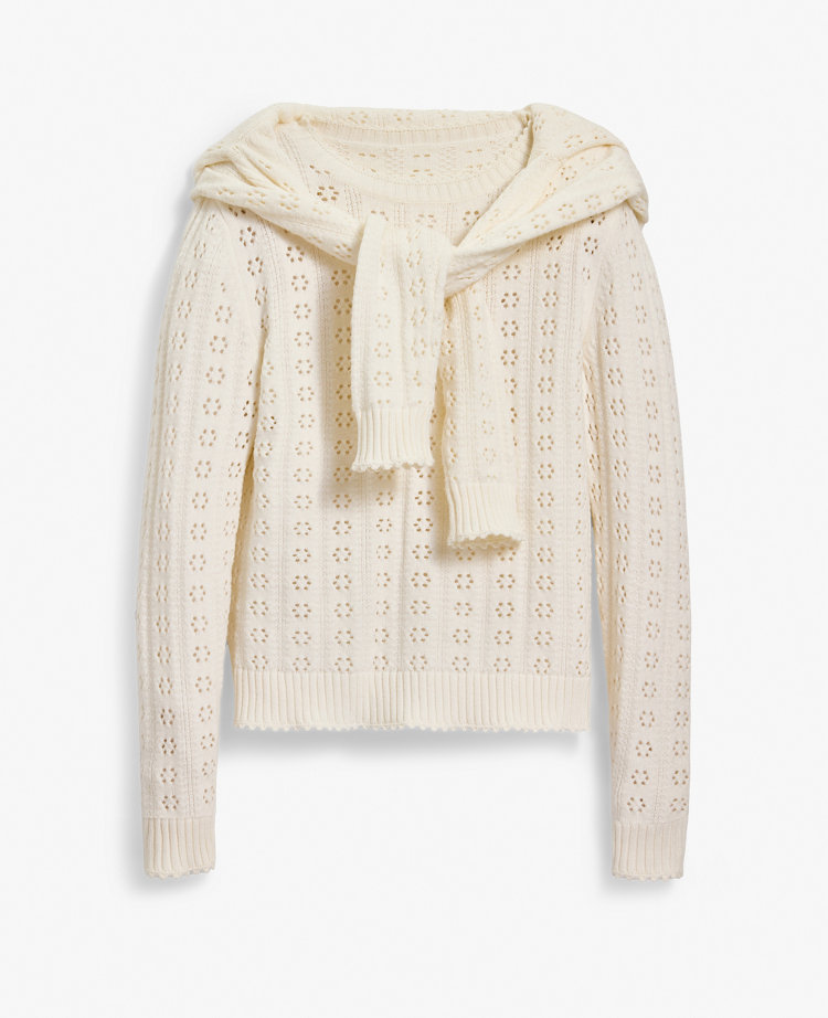 Cozy Pointelle Sweater