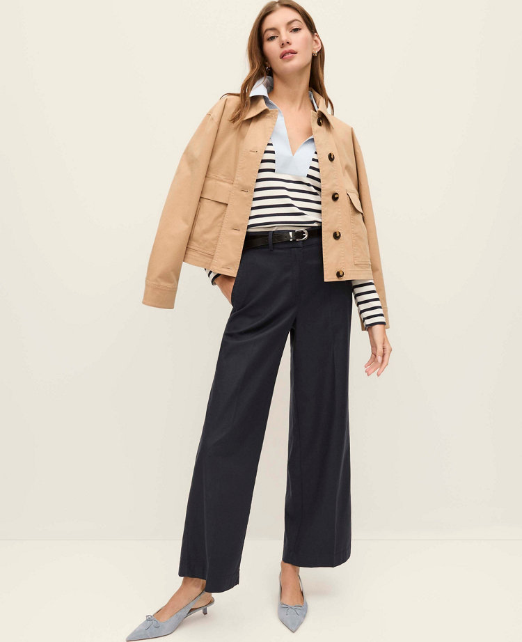 The Relaxed Wide-Leg Ankle Pant