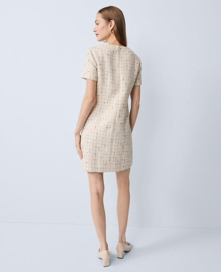 Petite Tweed Shift Dress