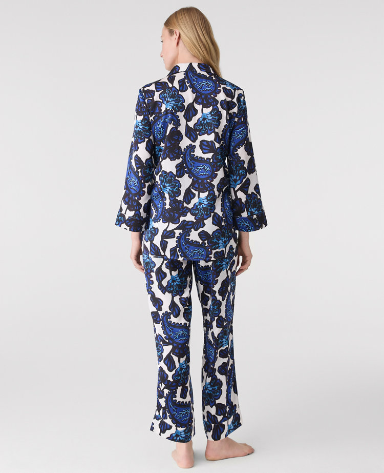 Paisley Satin Pajama Set
