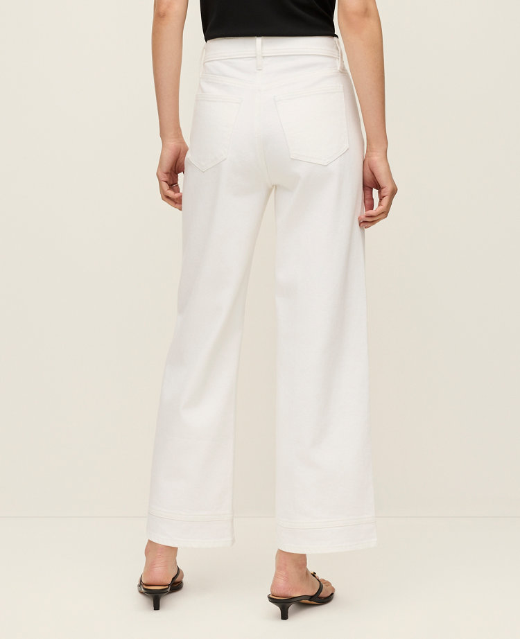 The Petite Wide-Leg Crop Jean