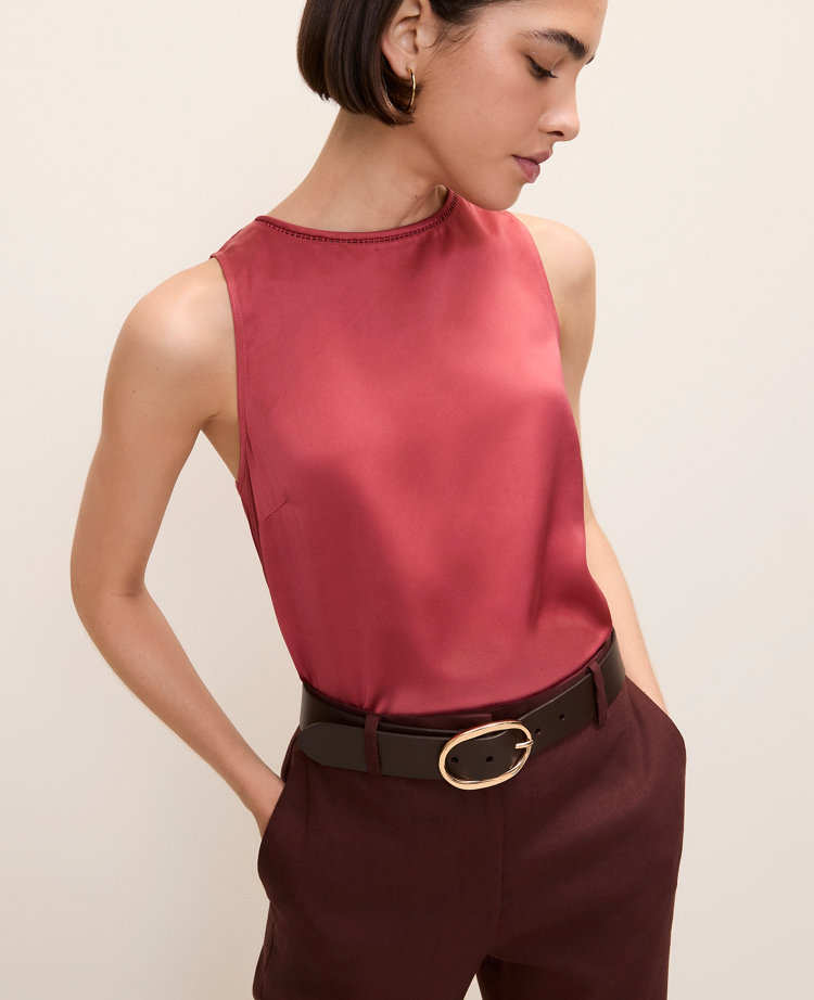 Mixed Media Lace Trim Top