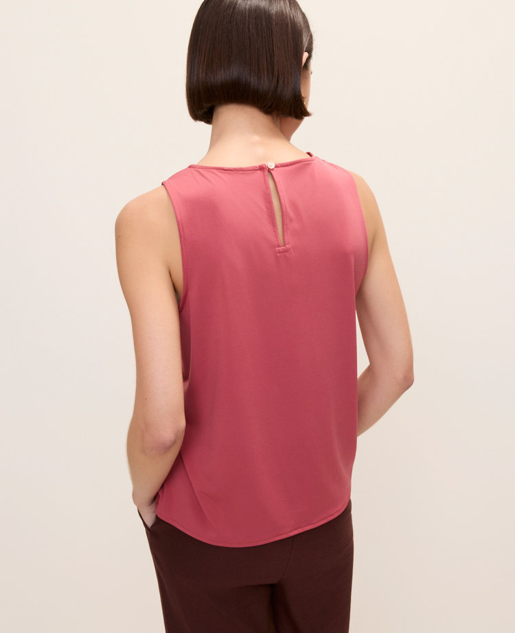 Mixed Media Lace Trim Top