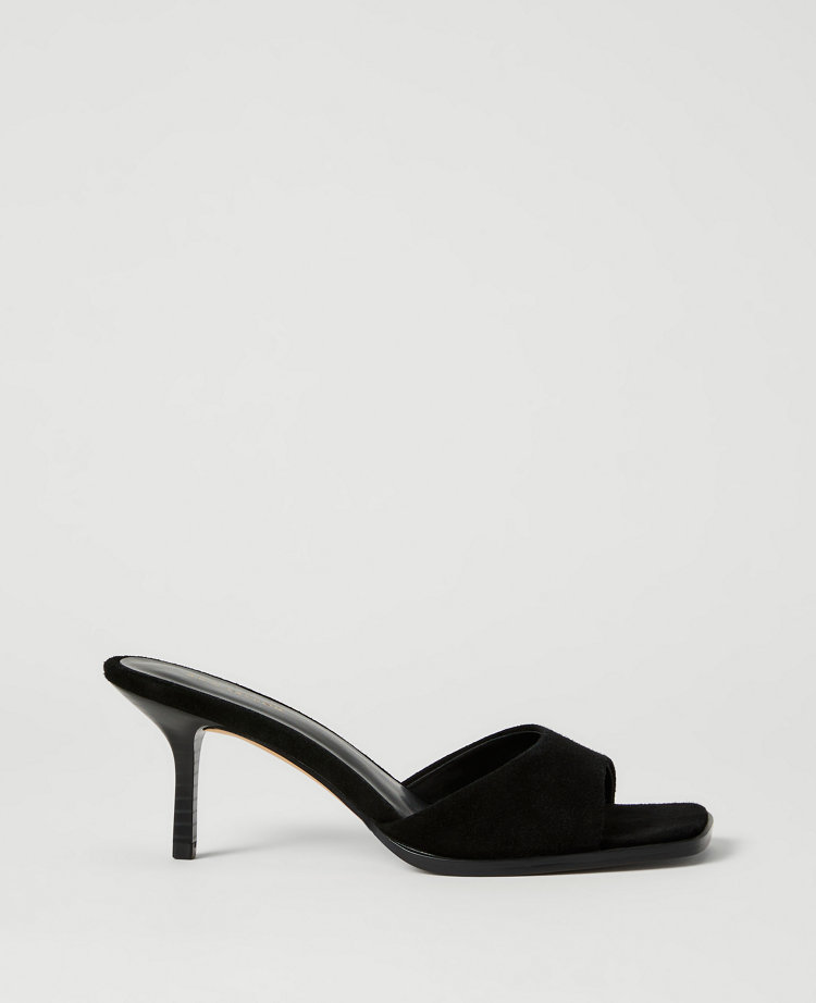 Suede Mule Sandal