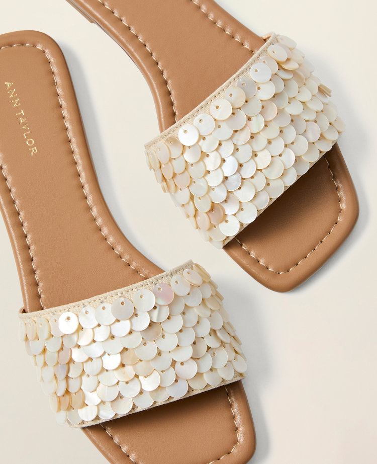 Embellished Slide Sandal