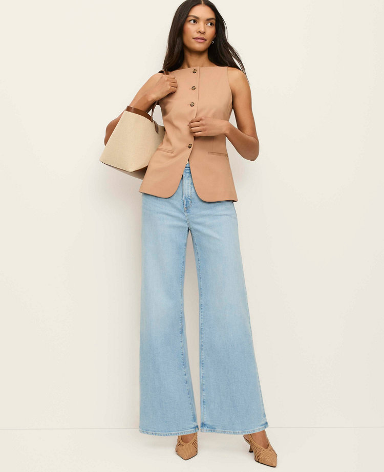 The Petite Denim Trouser