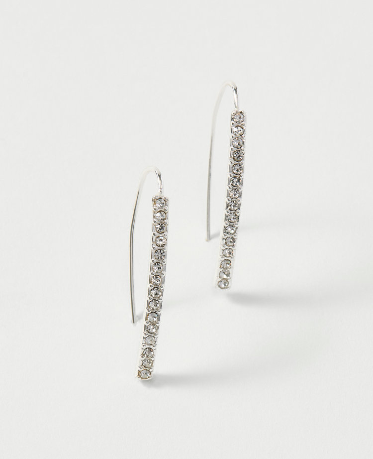 Pav&eacute; Drop Earrings