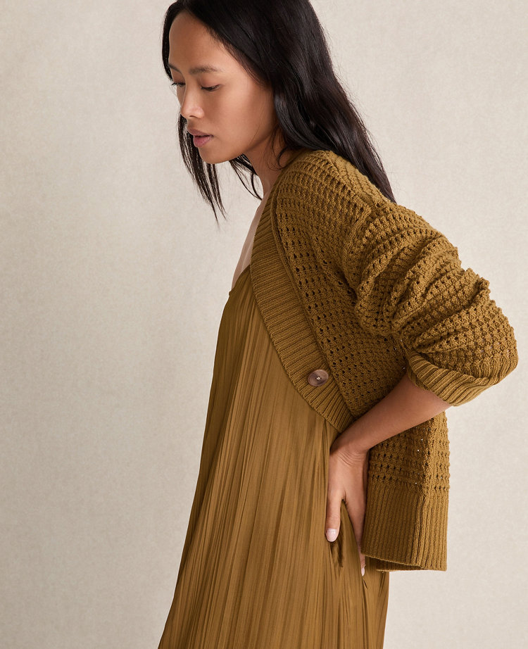 Haven Well Within Organic Cotton Open Stitch Cardigan