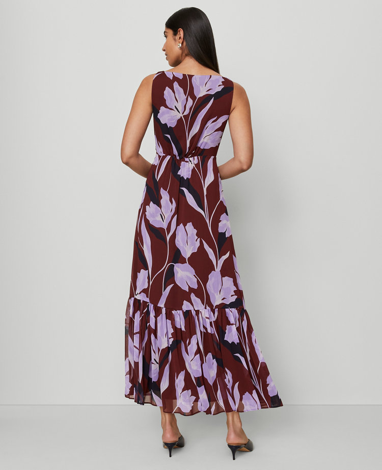Floral Twist Maxi Dress