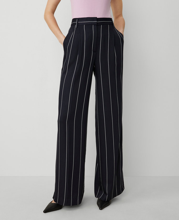 Ann Taylor The Wide-Leg Pant Night Sky Women's