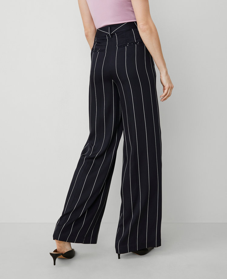 Ann Taylor The Wide-Leg Pant Night Sky Women's