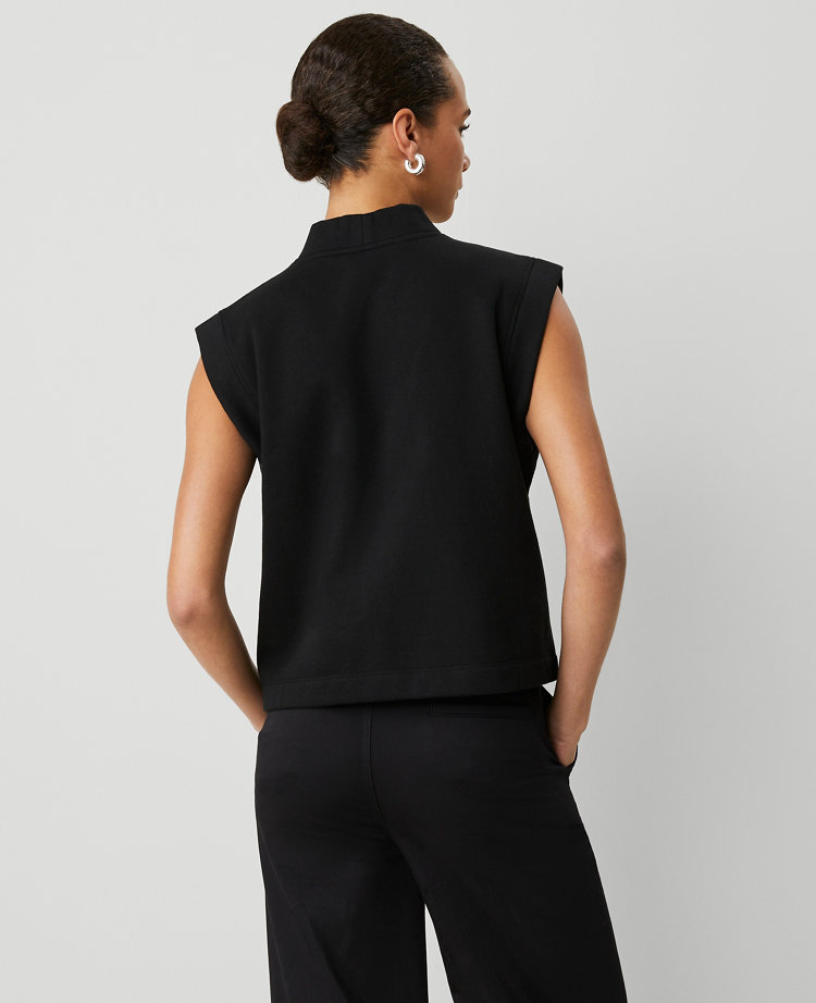 Petite Weekend Collection Sleeveless Sweatshirt Top