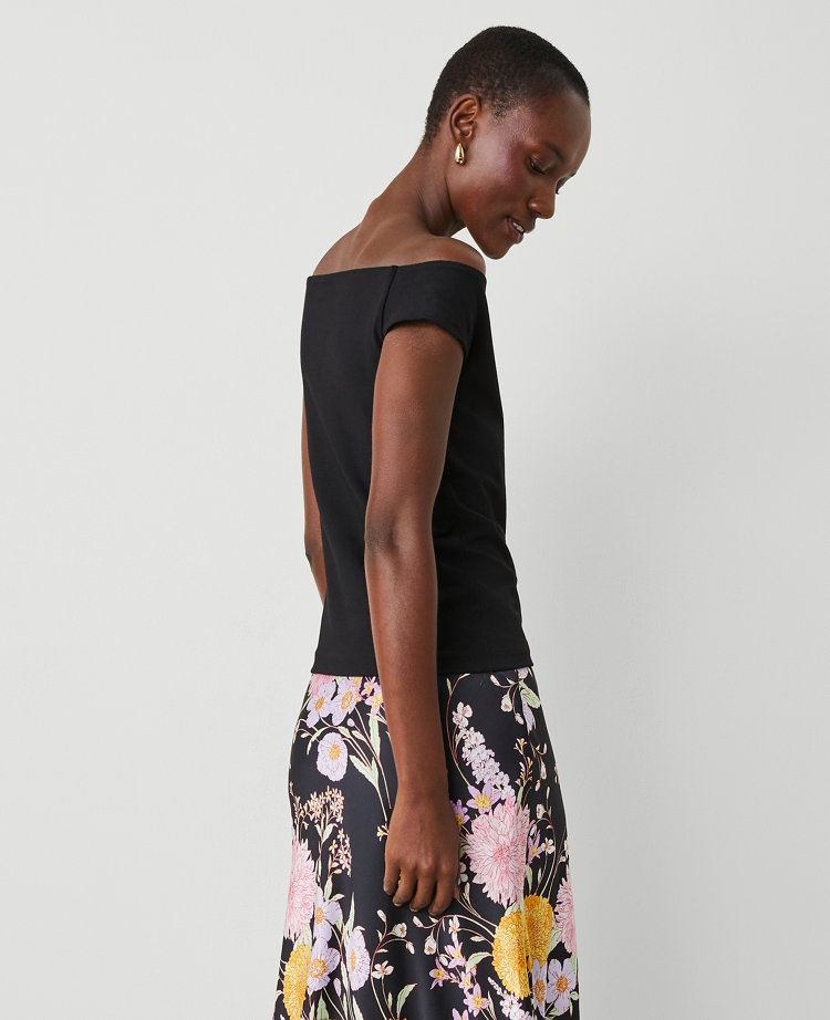 Petite Off-The-Shoulder Top