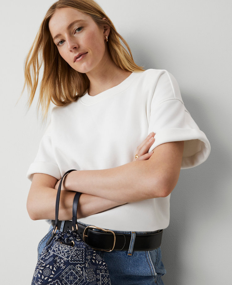 Petite Weekend Collection Sweatshirt Top