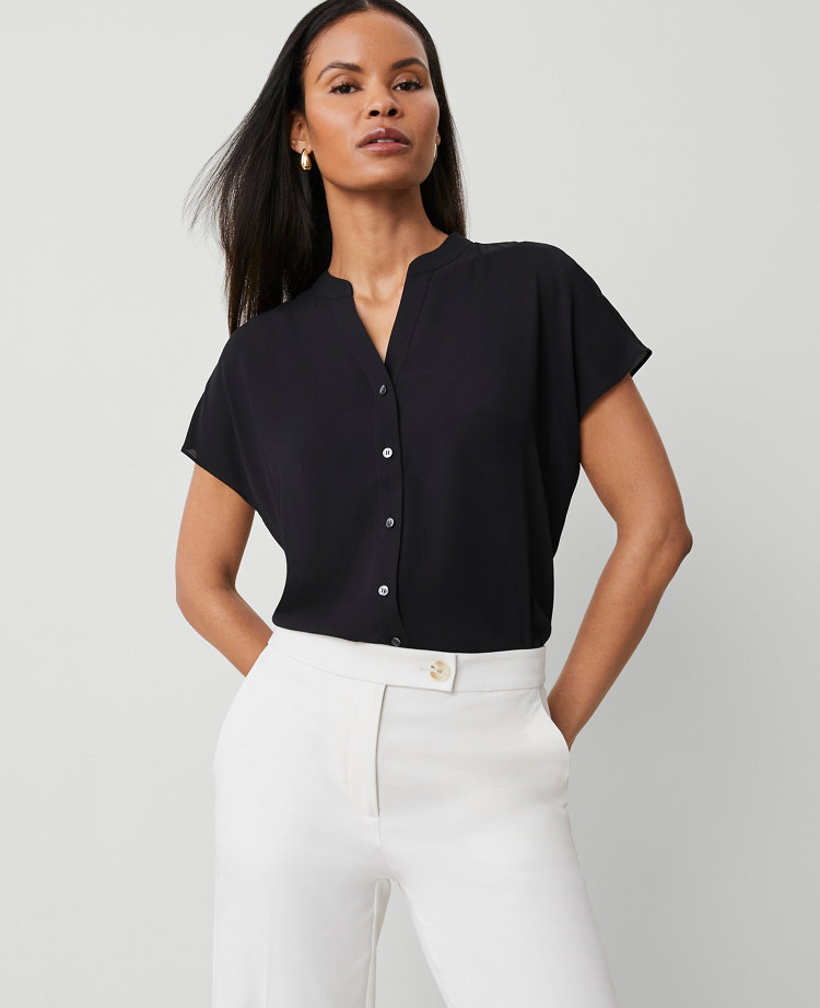 Split Neck Blouse
