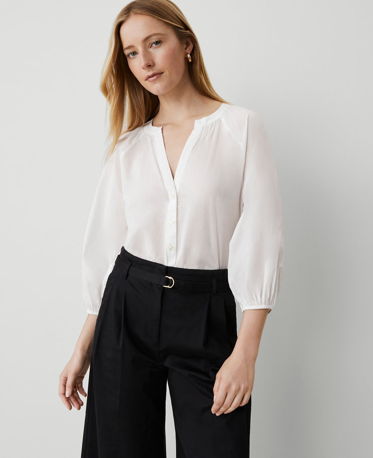 Petite Weekend Collection Raglan Popover