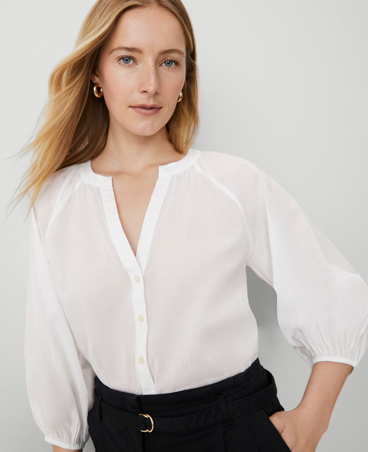 Petite Weekend Collection Raglan Popover