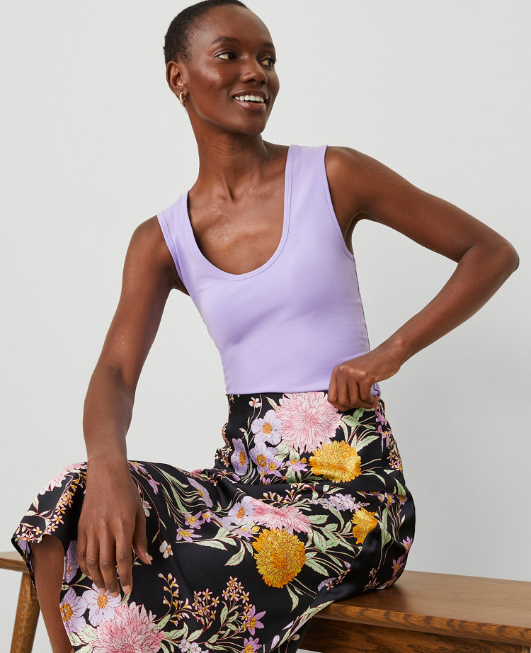 Petite Modern Scoop Neck Tank Top