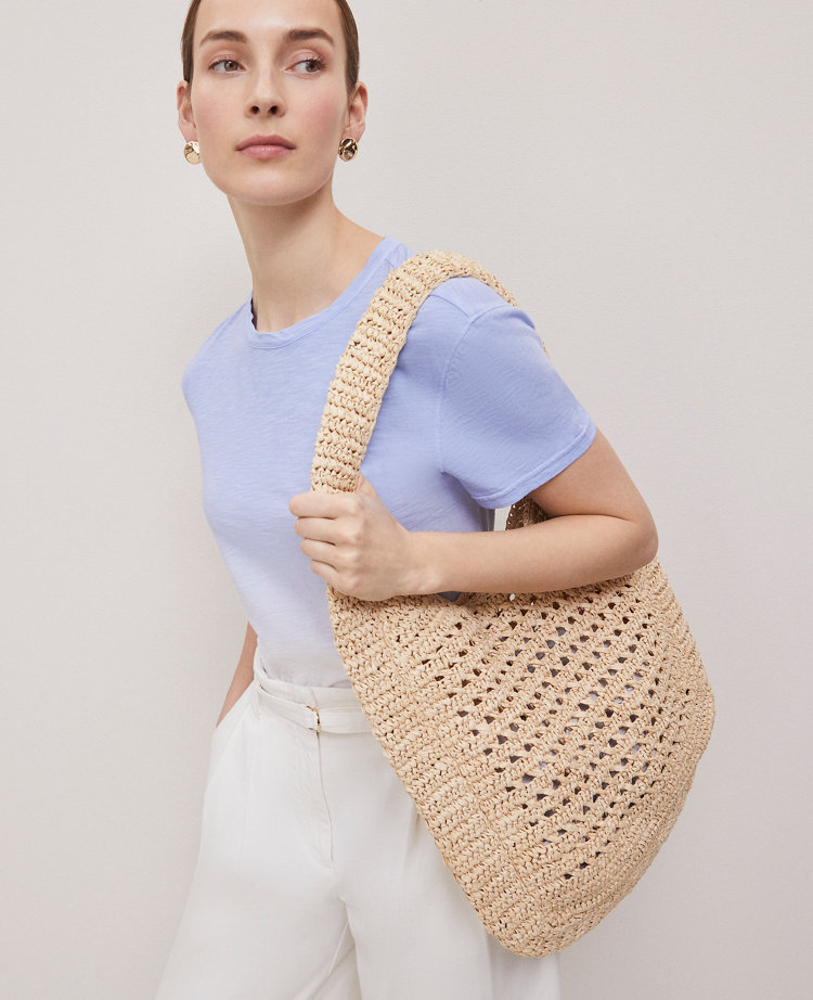 Petite Weekend Collection Ombré Linen-Blend Tee