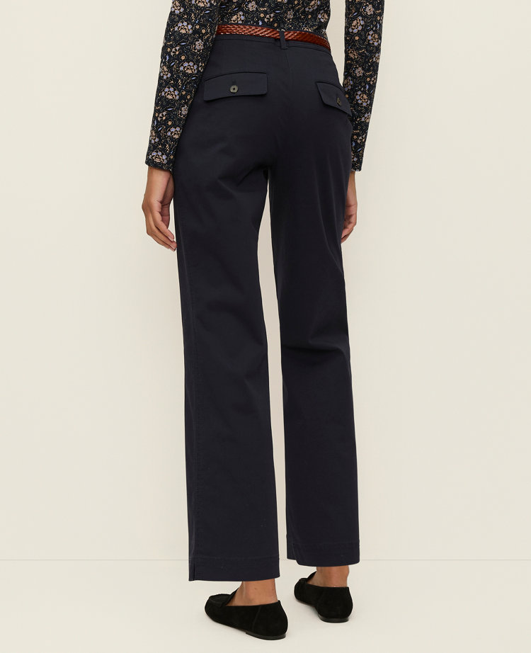 Ann Taylor Weekend Collection Belted Ankle Pant Women's