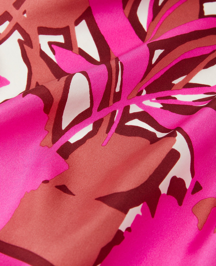 Floral Silk Little Scarf
